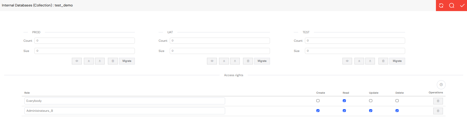 Create collection screenshot