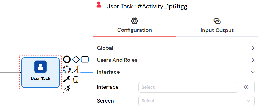 Process User Task Interface