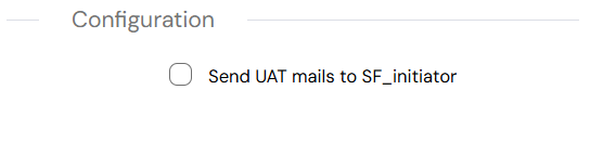 Process General Configuration