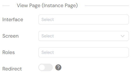 Process General Configuration