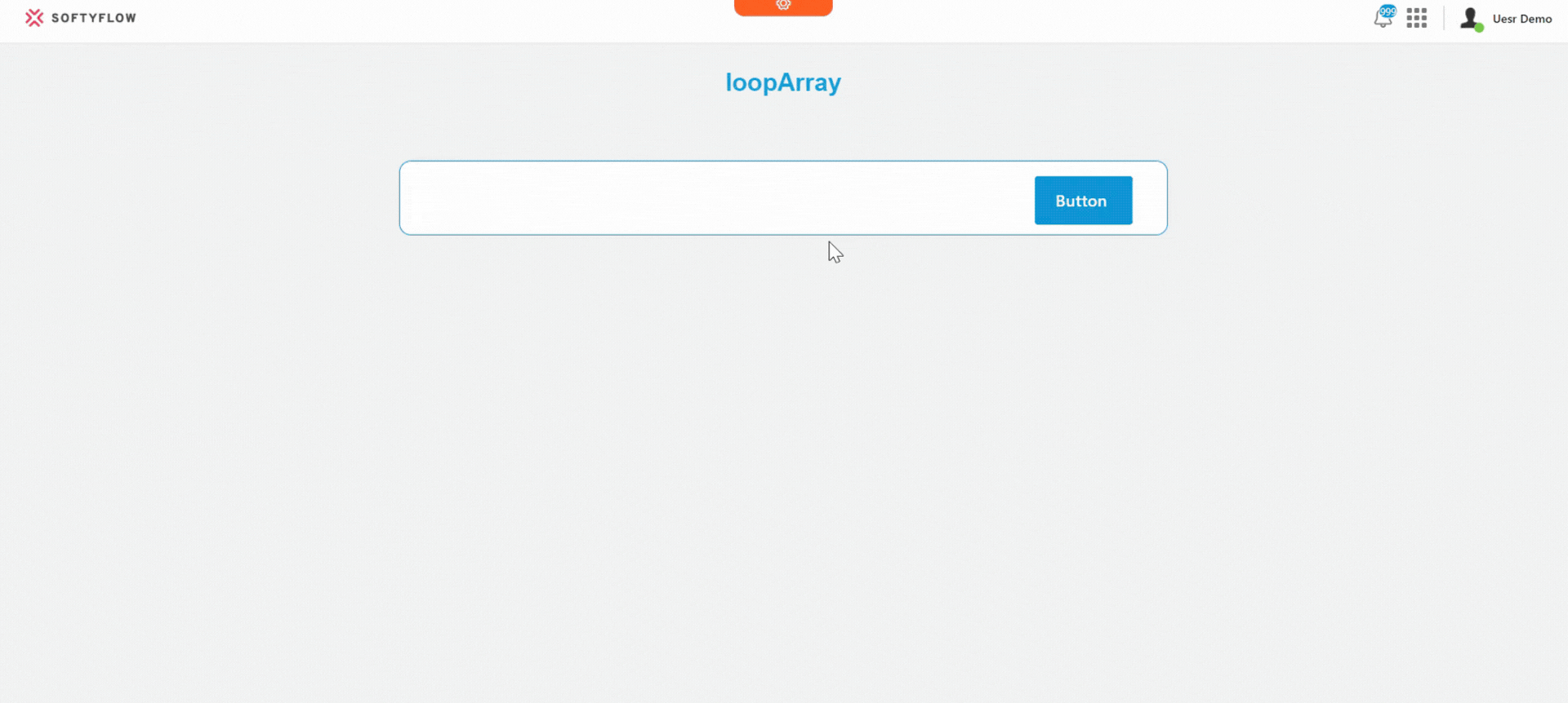 Using 'loopArray' to iterate over an array and display an alert for each item.