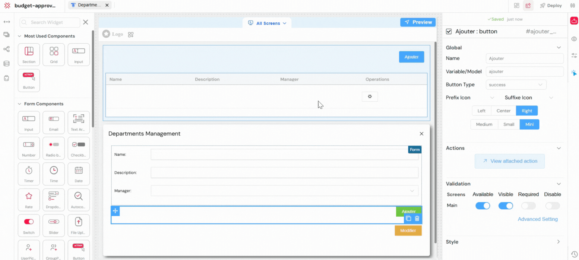 Using 'refreshWidget' to update a list.