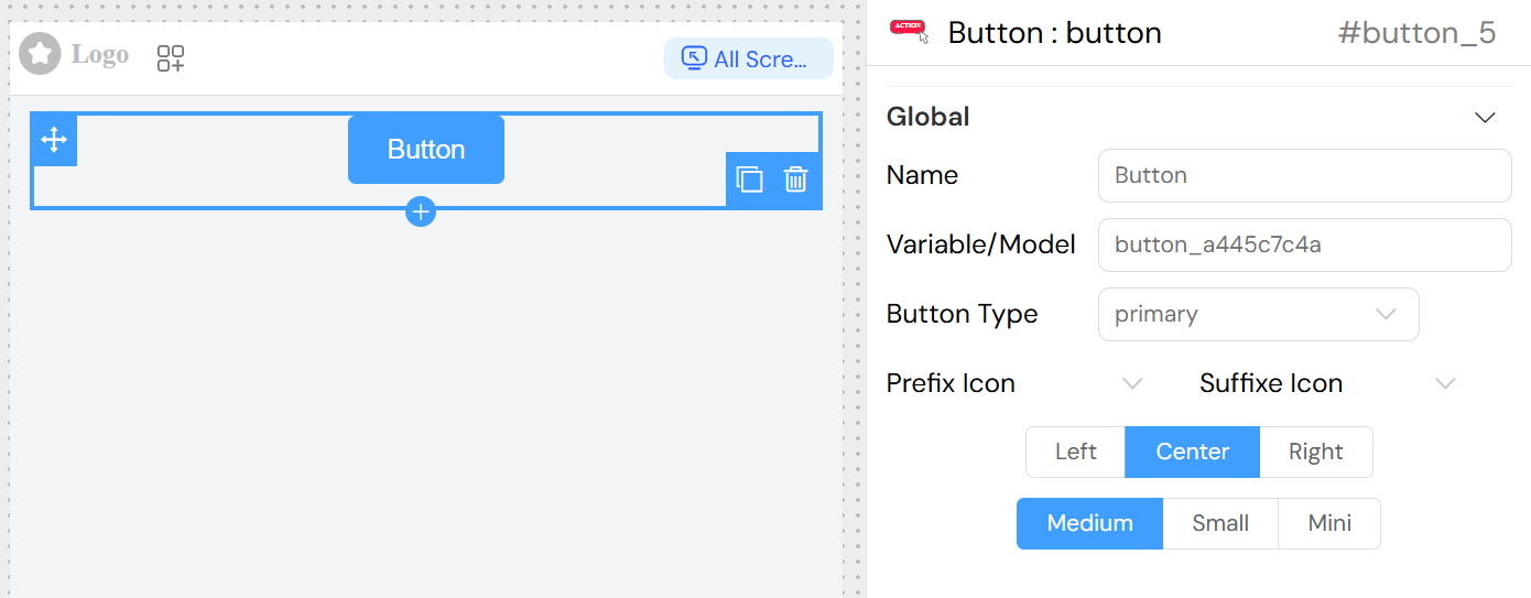 Button Configuration