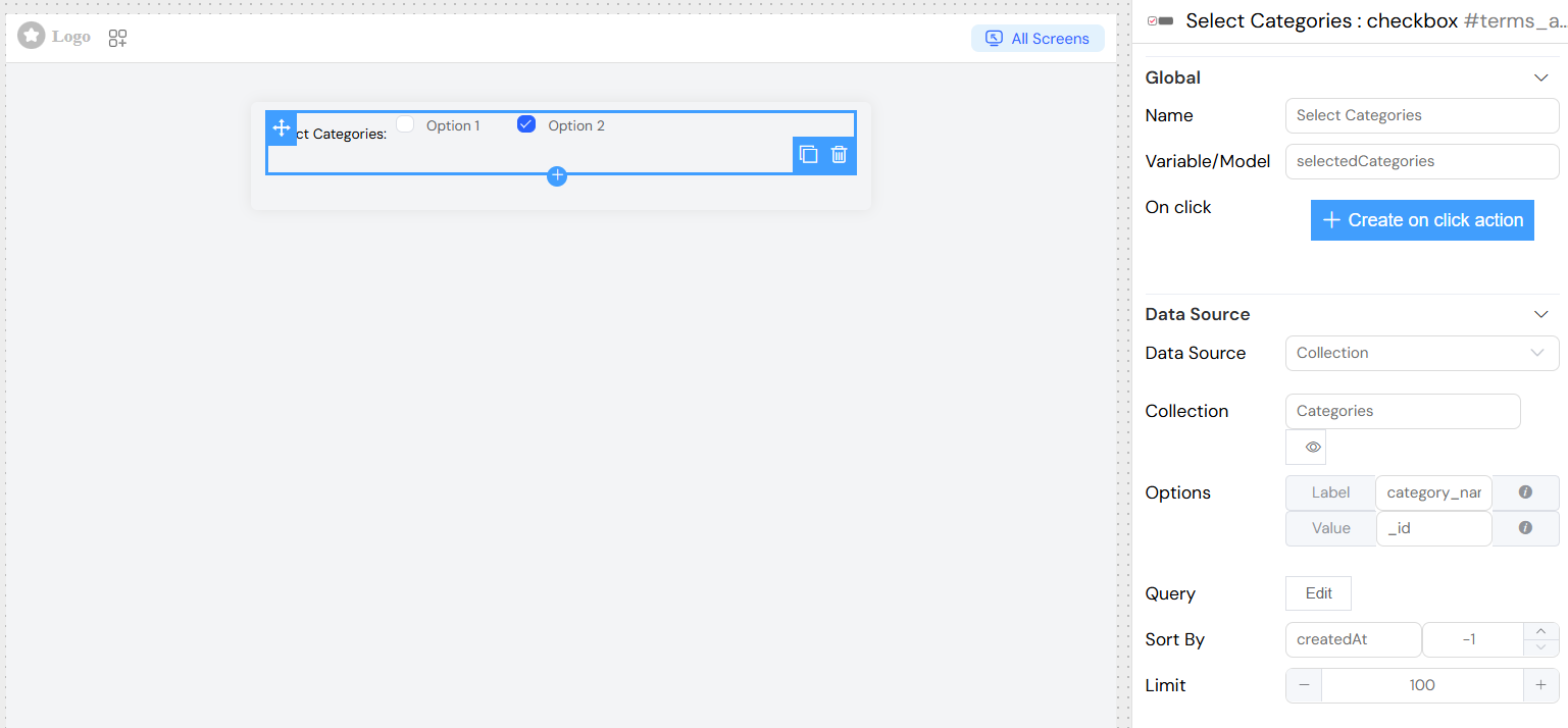 checkbox Collection-Based