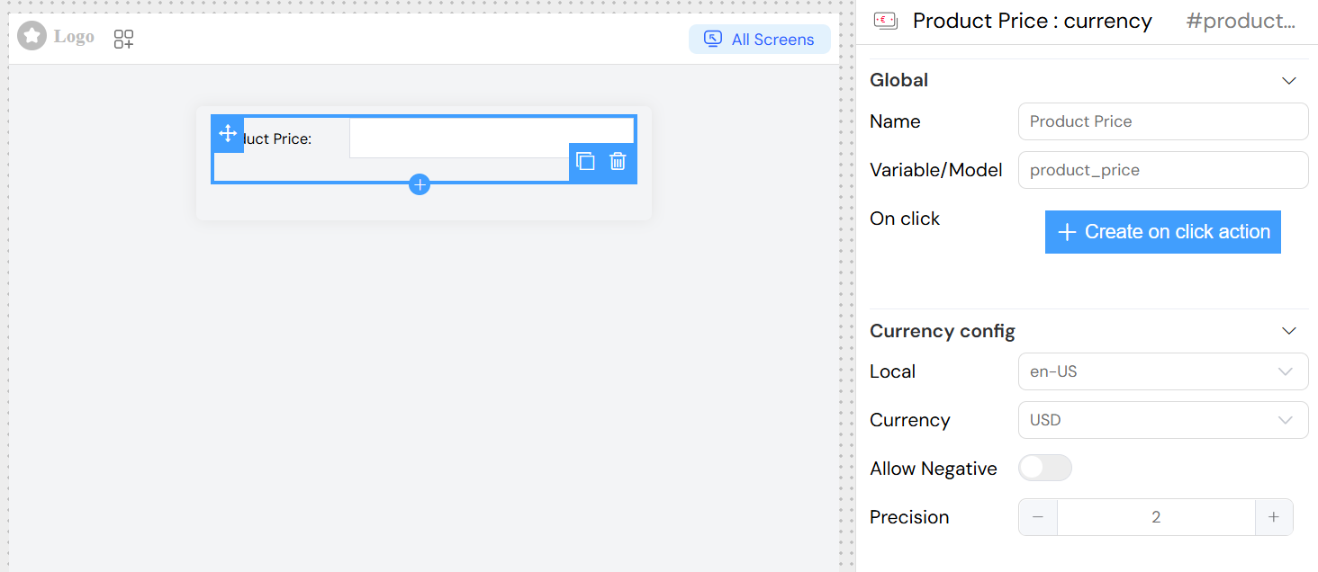 Currency Basic E-commerce Price Input