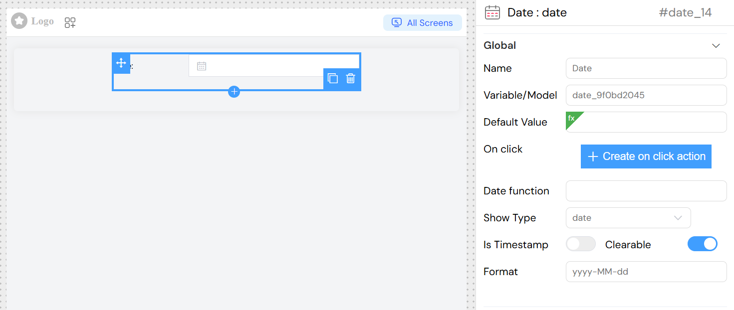 Date Global Settings