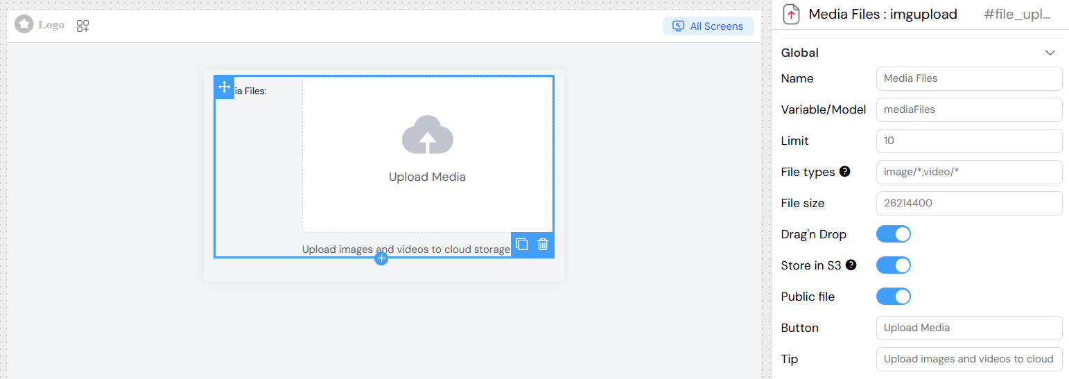 File Upload Storage