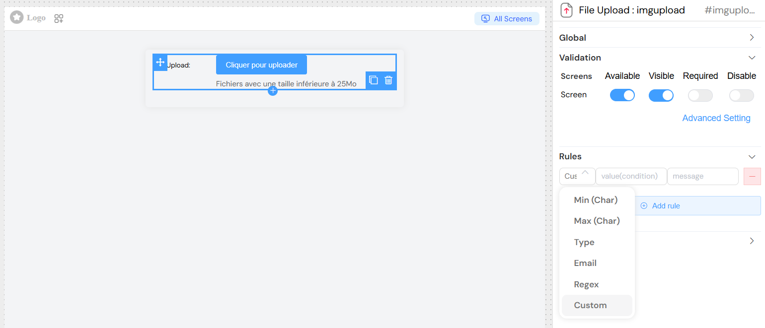File Upload Validation Rules