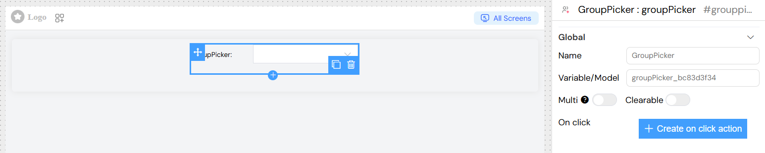 Group Picker Basic Configuration
