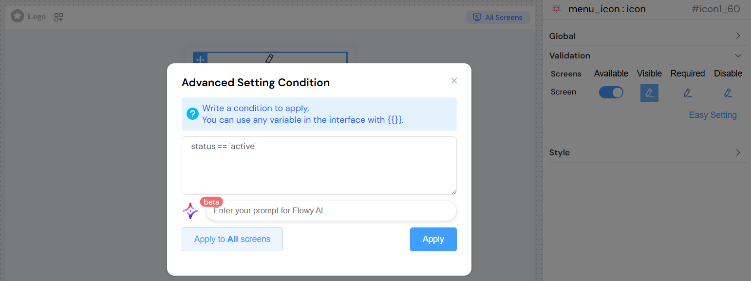 Icon Advanced Conditions