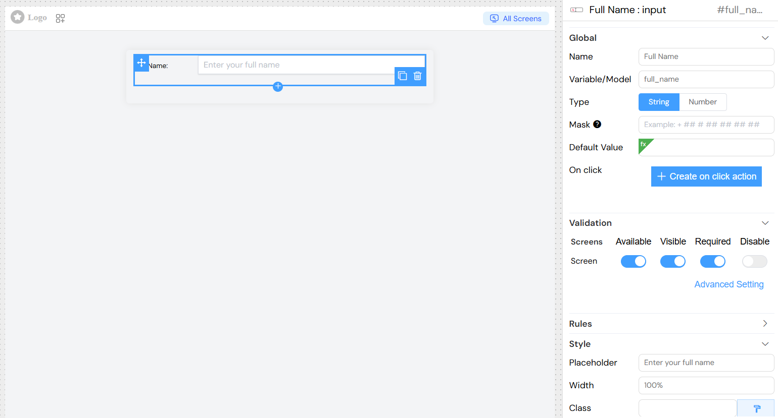 Basic Text Input