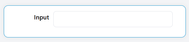 Input Widget