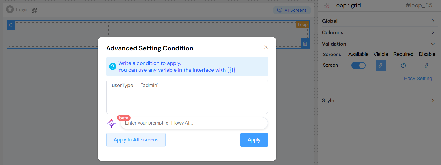 Loop Advanced Validation
