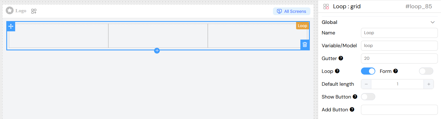 Loop Specific Settings