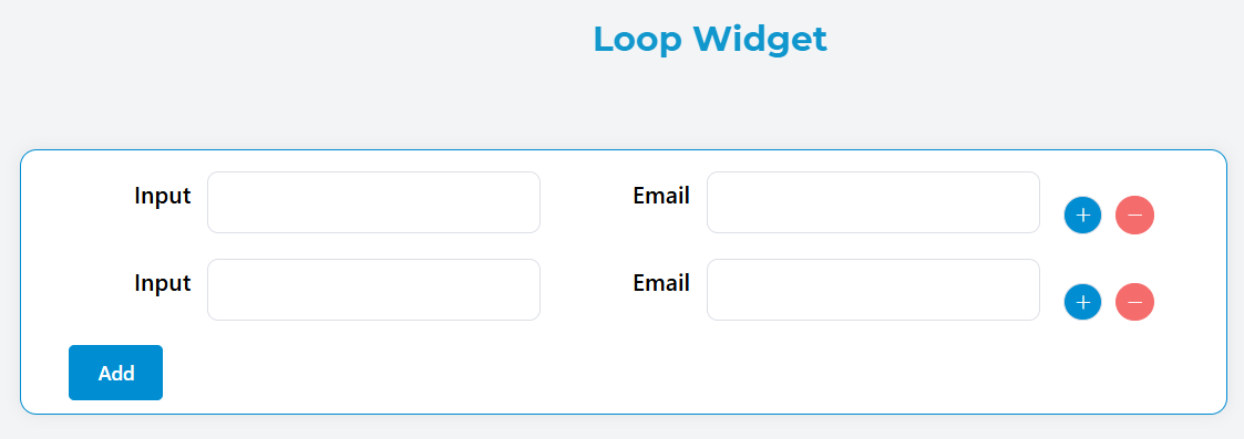 Loop User Interaction