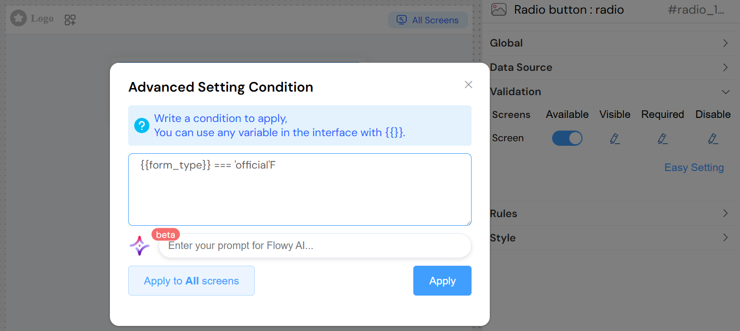 Radio Advanced Validation
