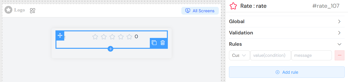 Rate Validation Rules