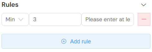 Rule Configuration