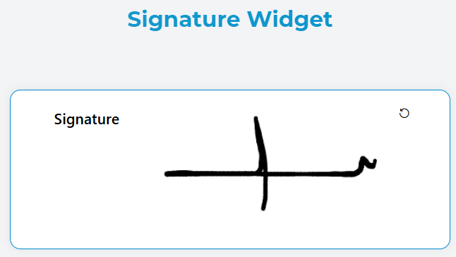 Signature Widget