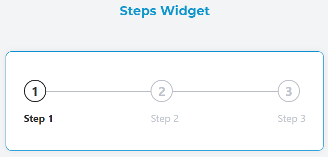 Steps Widget