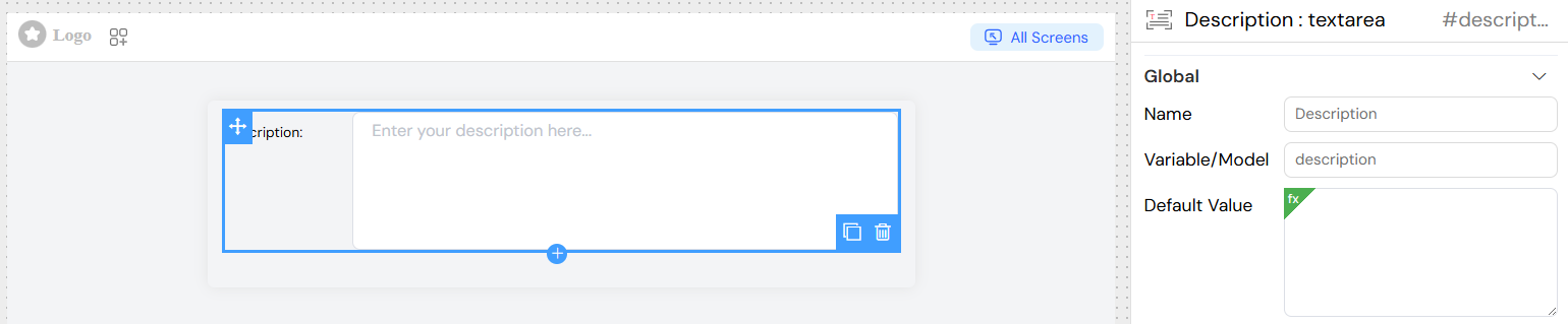Textarea Configuration