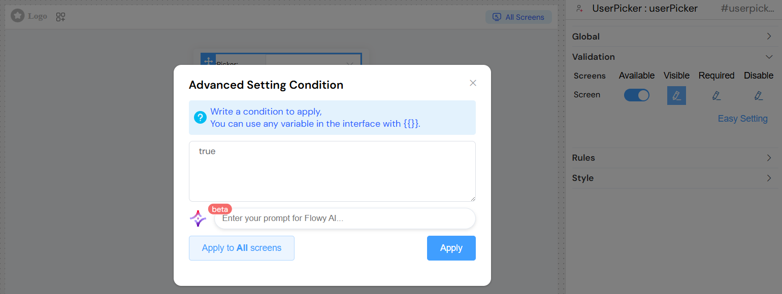 UserPicker Advanced Validation
