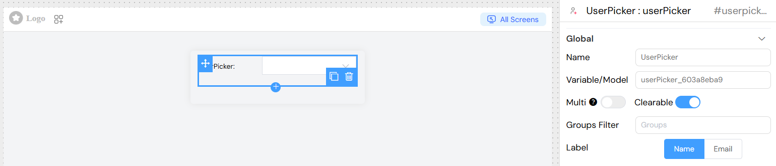 UserPicker Configuration