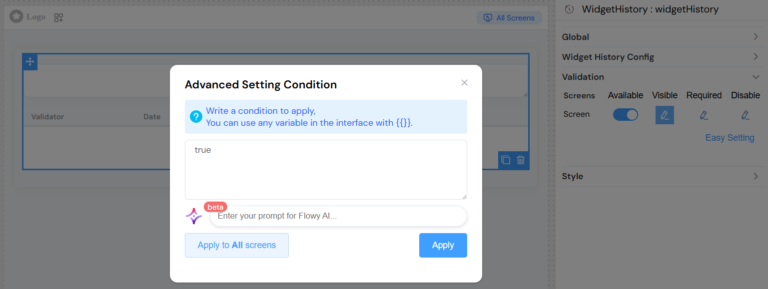 History Advanced Validation