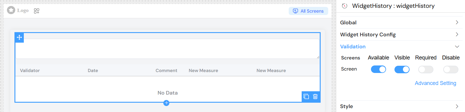 History Basic Validation