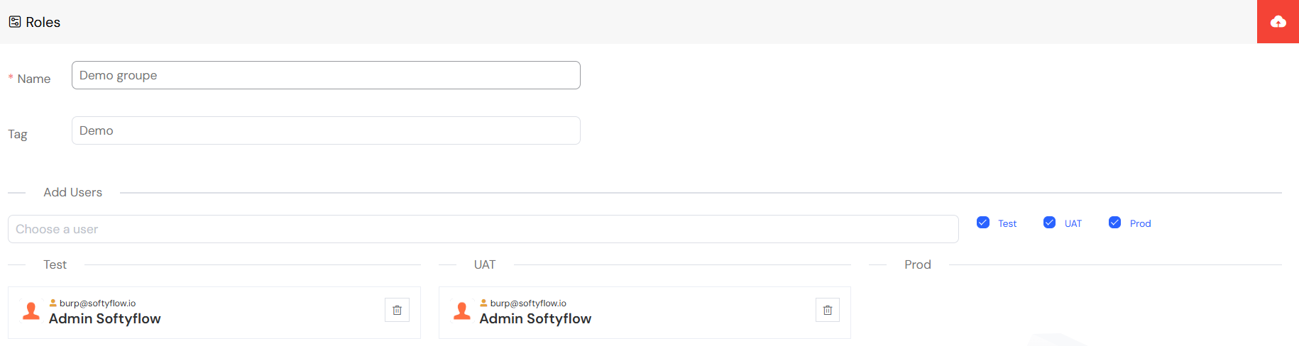 Assigning Users to Roles