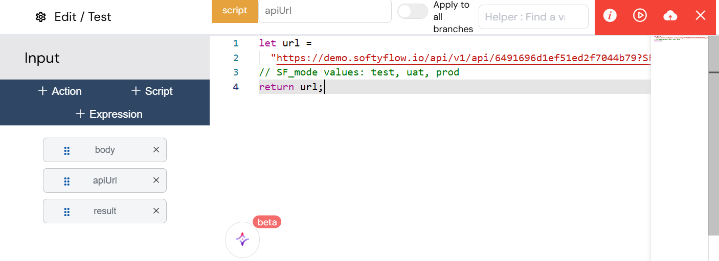 External HTTP call example 2