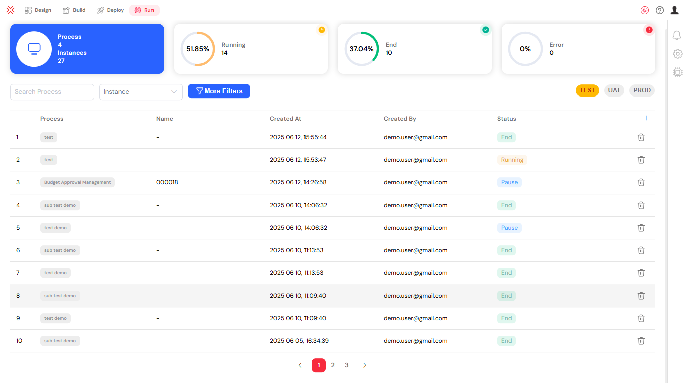 Instance Management