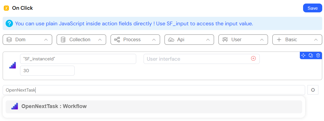 OpenNextTask