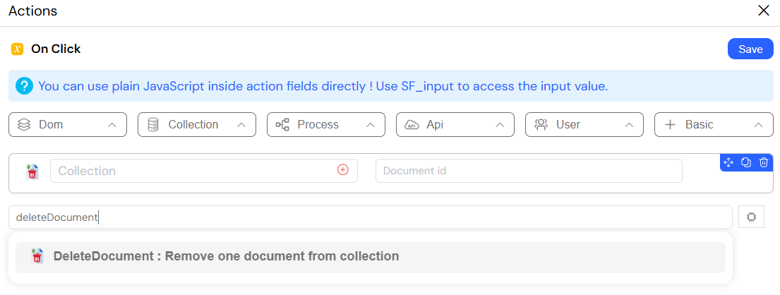 deleteDocument