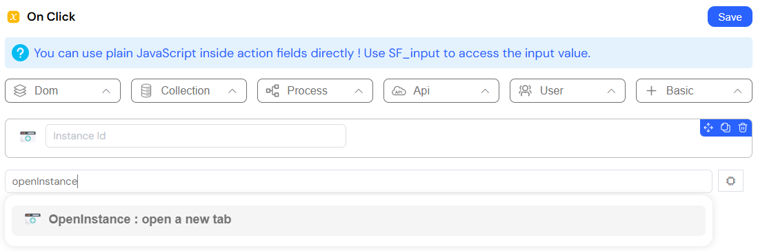 openInstance