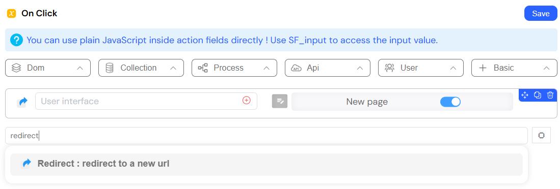 redirect