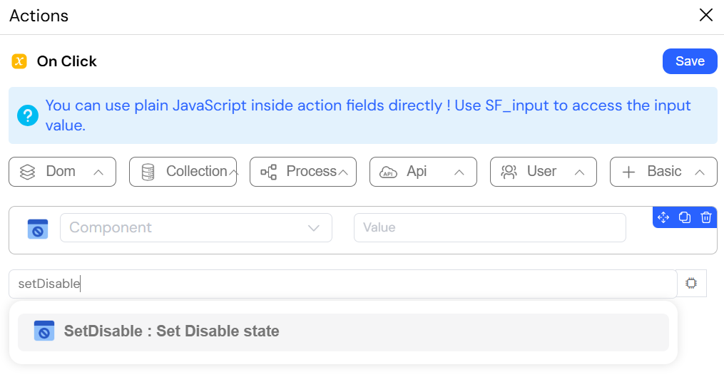 setDisable