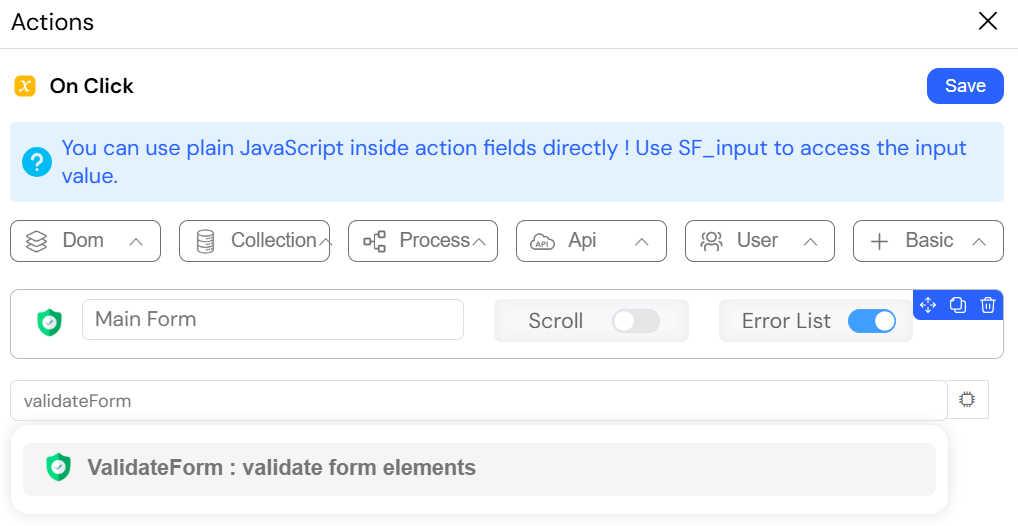validateForm