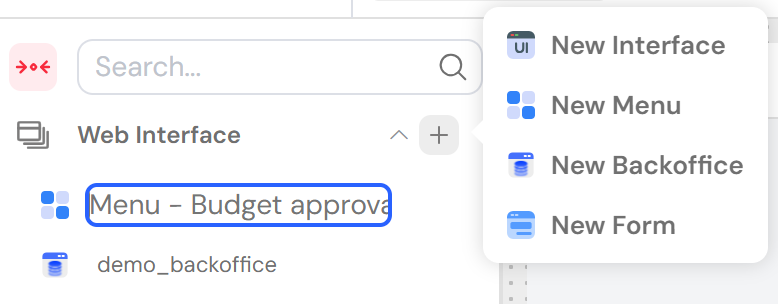 navbar side screenshot