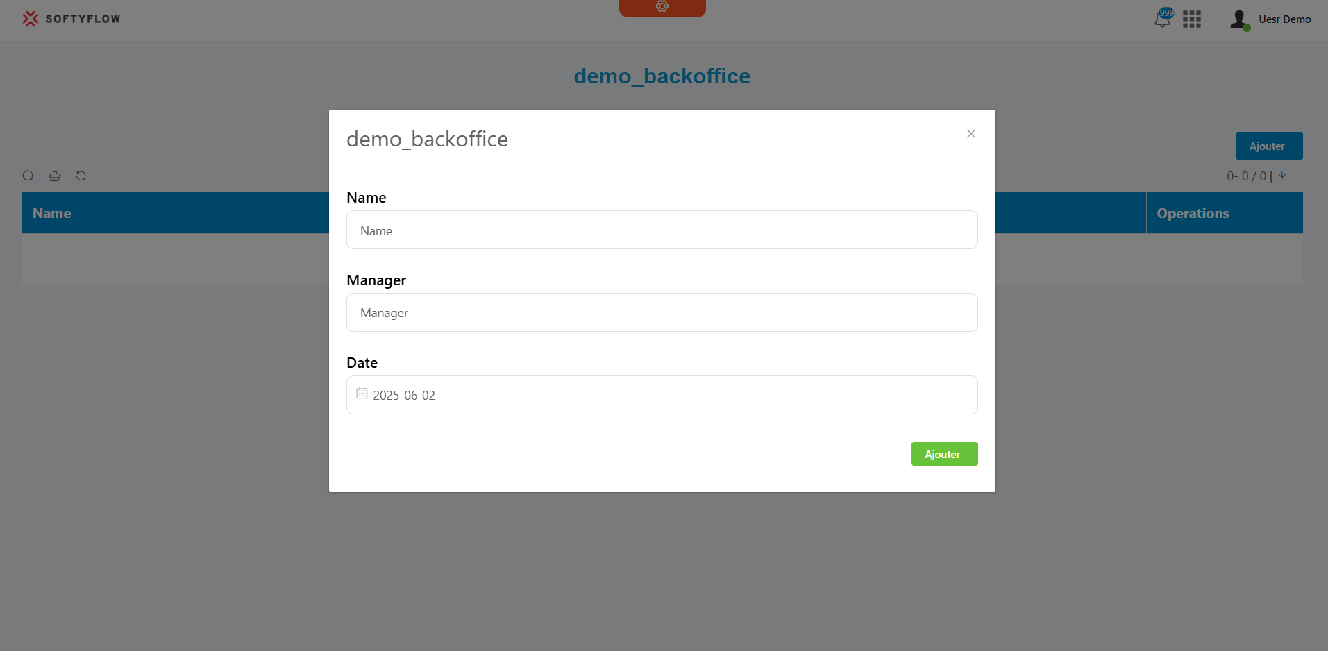 backoffice